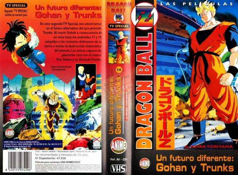 VHS DRAGON BALL Z LAS PELICULAS MANGA FILMS 11